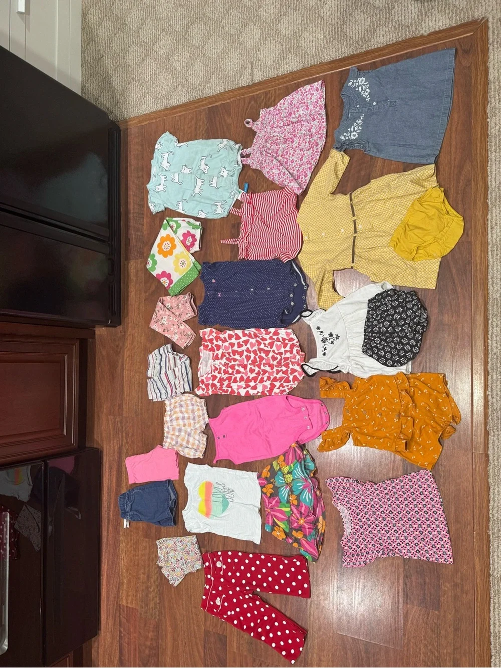 Carters - Bundle - 18 mo - Dresses, Pants, Shirts, Rompers, & Outfits - 24 Items